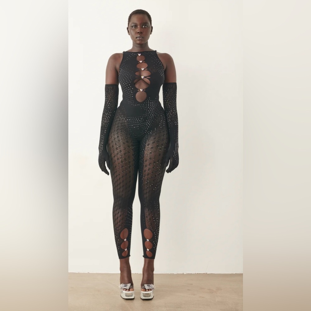 RHINESTONED JANICE JUMPSUIT